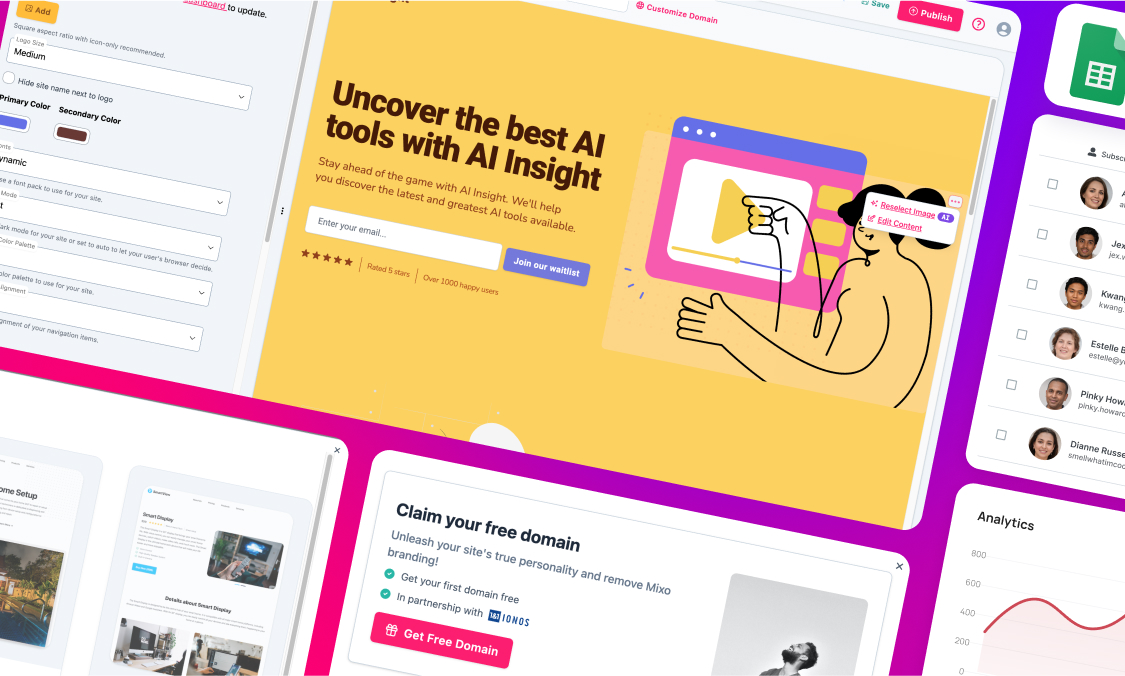 AI-Powered Website Maker by Mixo